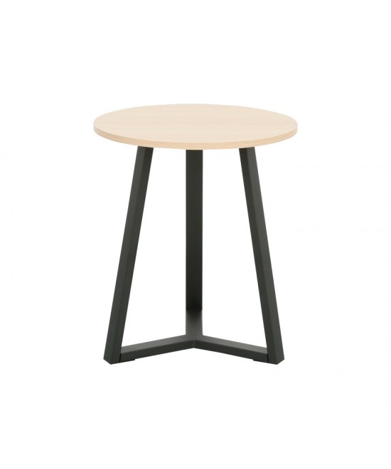 Βοηθητικό τραπέζι Berton pakoworld cappuccino με μαύρο μέταλλο Φ45x52εκ Βοηθητικό τραπέζι Berton pakoworld cappuccino με μαύρο μέταλλο Φ45x52εκ