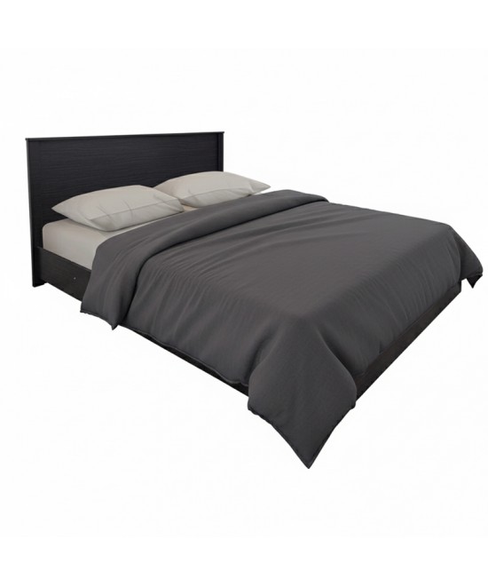 Κρεβάτι με στρώμα Athos Utopia pakoworld wenge 160x200εκ