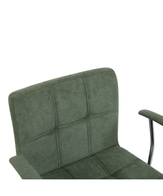 Καρέκλα γραφείου Buleco pakoworld λαδί ύφασμα 56x46x74-86εκ