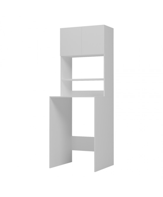 Έπιπλο πλυντηρίου Chaxe pakoworld λευκό 65x60x183.6εκ Έπιπλο πλυντηρίου Chaxe pakoworld λευκό 65x60x183.6εκ