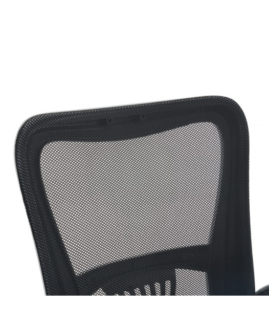 Καρέκλα γραφείου εργασίας Annalise pakoworld μαύρο mesh 57x53x100εκ