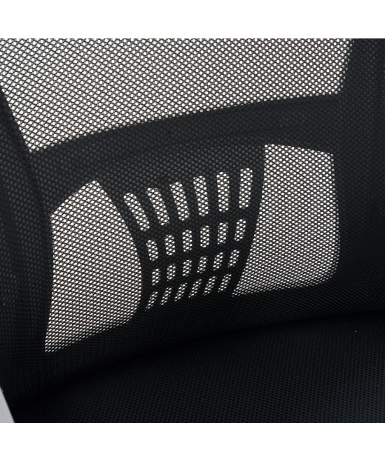 Καρέκλα γραφείου εργασίας Annalise pakoworld μαύρο mesh 57x53x100εκ