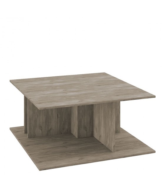 Τραπεζάκι Σαλονιού ArteLibre ΑΡΙΑΔΝΗ Raw Endgrain Oak/K105 90x90x43cm Τραπεζάκι Σαλονιού ArteLibre ΑΡΙΑΔΝΗ Raw Endgrain Oak/K105 90x90x43cm
