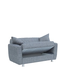Καναπές Κρεβάτι Διθέσιος ArteLibre JUAN Γκρι 150x84x86cm