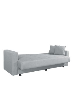 Καναπές Κρεβάτι ArteLibre AMETHYST Τριθέσιος Ανοιχτό Γκρι 214x78x78cm