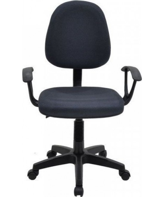 Καρέκλα Γραφείου ArteLibre ΔAΦNH Μαύρο Ύφασμα 55x48x82-94cm