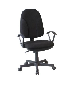 Καρέκλα Γραφείου ArteLibre ΜΕΤΩΠΗ Μαύρο Ύφασμα 61x58.5x90-102cm