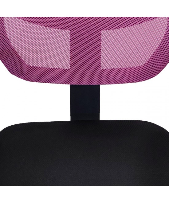 Καρέκλα Γραφείου ArteLibre ΑΥΡΑ Ροζ/Μαύρο Mesh 51x50x79-91cm