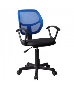 Καρέκλα Γραφείου ArteLibre ΑΥΡΑ Μπλε/Μαύρο Mesh 51x50x79-91cm