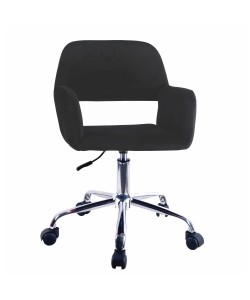 Καρέκλα Γραφείου ArteLibre KLOI Μαύρο Βελούδο 37x42x78-90cm