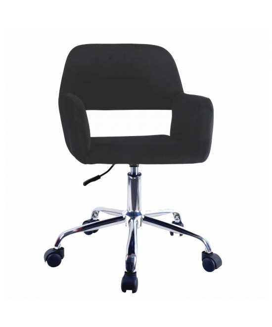 Καρέκλα Γραφείου ArteLibre KLOI Μαύρο Βελούδο 37x42x78-90cm