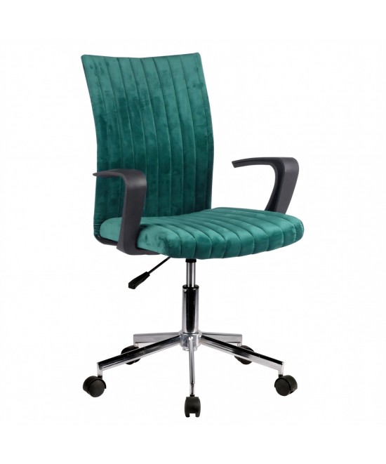 Καρέκλα Γραφείου ArteLibre ROXY Πράσινο Βελούδο 55x58x86-96cm