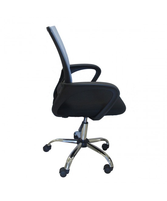 Καρέκλα Γραφείου ArteLibre ΑΛΚΥΟΝΗ Μαύρο/Γκρι 57x57x86-96cm