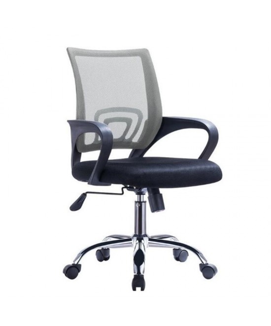 Καρέκλα Γραφείου ArteLibre ΑΛΚΥΟΝΗ Μαύρο/Γκρι 57x57x86-96cm