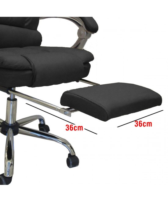 Καρέκλα Γραφείου ArteLibre ΑΝΔΡΟΝΙΚΗ Μαύρη 70x65x112-119cm