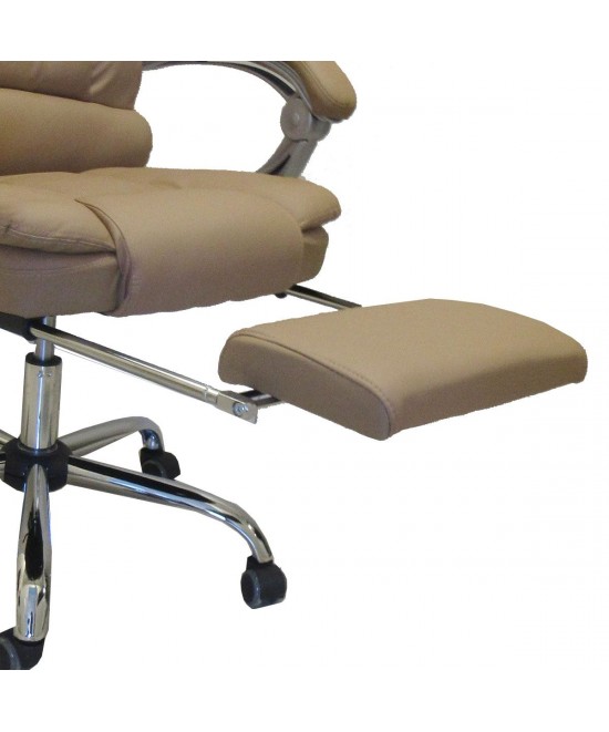 Καρέκλα Γραφείου ArteLibre ΑΝΔΡΟΝΙΚΗ Καφέ 70x65x112-119cm