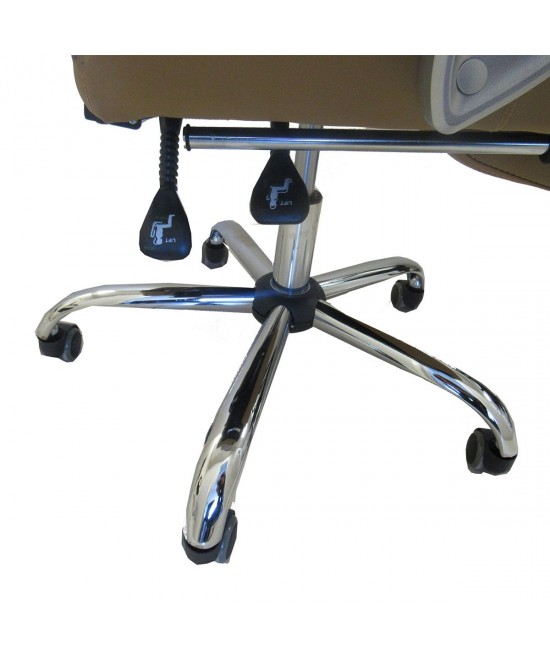 Καρέκλα Γραφείου ArteLibre ΑΝΔΡΟΝΙΚΗ Καφέ 70x65x112-119cm