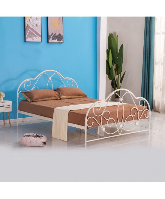 Κρεβάτι ArteLibre ARIEL Μεταλλικό Semy Glossy White 210x155x110cm (Στρώμα 150x200cm) Κρεβάτι ArteLibre ARIEL Μεταλλικό Semy Glossy White 210x155x110cm (Στρώμα 150x200cm)
