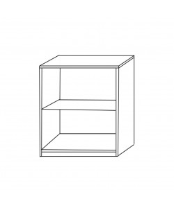 Κομοδίνο ArteLibre SEDUM Φυσικό χρώμα 40x40x45cm