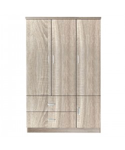 Ντουλάπα ArteLibre TUBEROSA Φυσικό Μοριοσανίδα 120x50x180cm