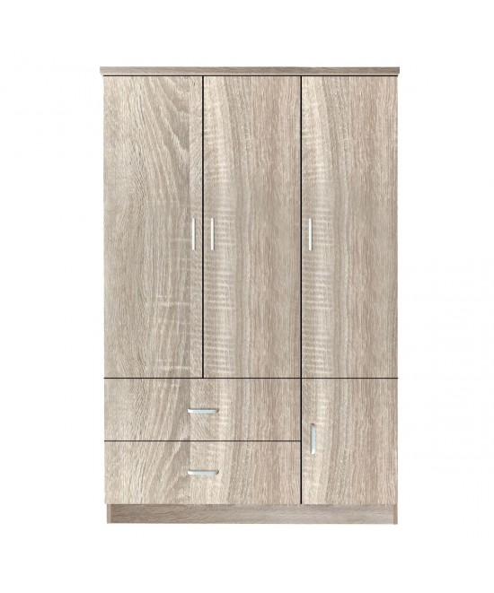 Ντουλάπα ArteLibre TUBEROSA Φυσικό Μοριοσανίδα 120x50x180cm