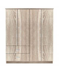 Ντουλάπα ArteLibre CANDY CANE Φυσικό Χρώμα 160x50x195cm