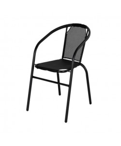 Πολυθρόνα Μεταλλική ArteLibre Moon Μαύρο 53x58x74cm