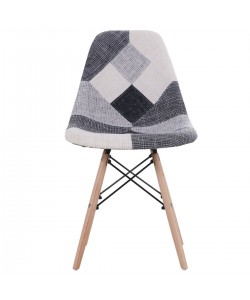 Καρέκλα ArteLibre CORYLOUS Patchwork Ύφασμα/Ξύλο 51x46x82cm