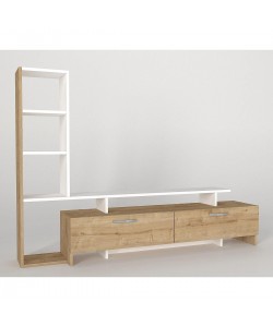 Σύνθετο ArteLibre KENTUCKY Sapphire/Λευκό Μοριοσανίδα 168x30x120cm