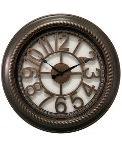 Ρολόι Τοίχου ArteLibre Καφέ Πλαστικό Φ61x5.2cm