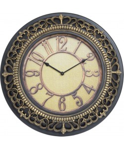 Ρολόι Τοίχου ArteLibre Χρυσό Πλαστικό Φ45.5cm