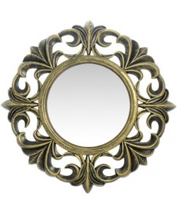 Καθρέπτης Τοίχου ArteLibre Χρυσό Πλαστικό Φ40.6x4.4cm