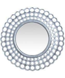 Καθρέπτης Τοίχου ArteLibre Ασημί Πλαστικό Φ45.7x4.6cm Καθρέπτης Τοίχου ArteLibre Ασημί Πλαστικό Φ45.7x4.6cm