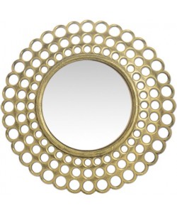 Καθρέπτης Τοίχου ArteLibre Χρυσό Πλαστικό Φ45.7x4.6cm Καθρέπτης Τοίχου ArteLibre Χρυσό Πλαστικό Φ45.7x4.6cm