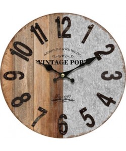 Ρολόι Τοίχου ArteLibre MDF Φ34x3.8cm