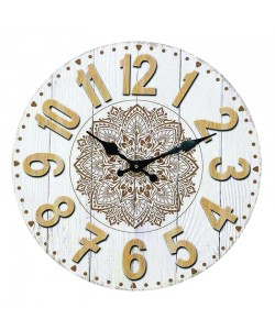 Ρολόι Τοίχου ArteLibre MDF Φ34x3.8cm