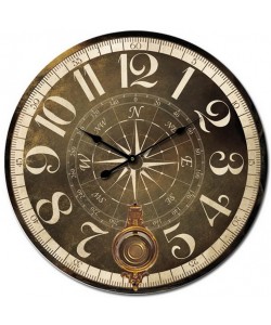 Ρολόι Τοίχου ArteLibre MDF Φ58x4cm