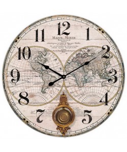 Ρολόι Τοίχου ArteLibre MDF Φ58x4cm