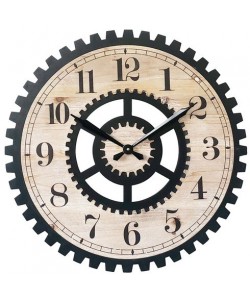 Ρολόι Τοίχου ArteLibre Ξύλο Φ60x4cm