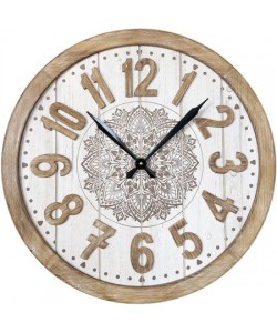 Ρολόι Τοίχου ArteLibre Ξύλο Φ60x4cm