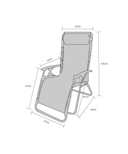 Πολυθρόνα Παραλίας ArteLibre Πτυσσόμενη Μέταλλο/Ύφασμα 68x58x110cm Πολυθρόνα Παραλίας ArteLibre Πτυσσόμενη Μέταλλο/Ύφασμα 68x58x110cm