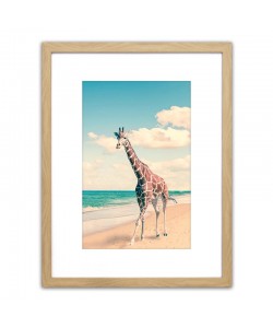 Πίνακας Σε Κορνίζα ArteLibre Πλαστικό 'Άγρια Ζώα Στη Θάλασσα II' 35x45x1.8cm