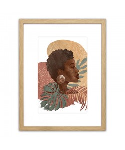 Πίνακας Σε Κορνίζα ArteLibre Πλαστικό 'Πορταίτο Γυναίκας' 35x45x1.8cm