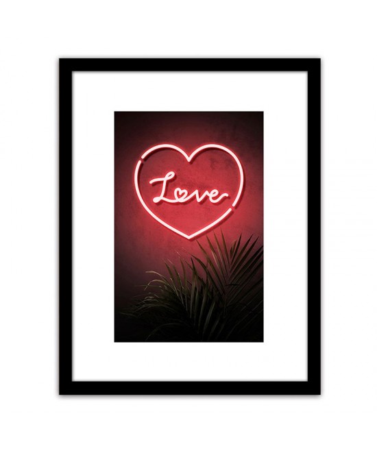 Πίνακας Σε Κορνίζα ArteLibre Πλαστικό 'Love' 35x45x1.8cm