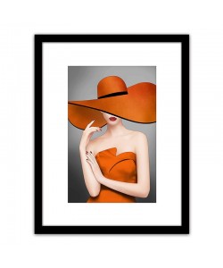 Πίνακας Σε Κορνίζα ArteLibre Πλαστικό 'Γυναικεία Φιγούρα' 35x45x1.8cm