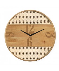 Ρολόι Τοίχου ArteLibre Φυσικό Μέταλλο/MDF 50x50x3.5cm