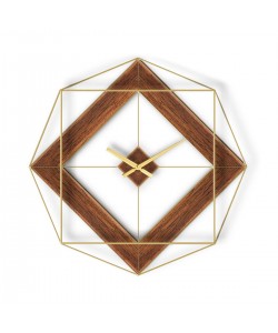 Ρολόι Τοίχου ArteLibre Χρυσό/Φυσικό Μέταλλο/MDF 51x51x7.5cm Ρολόι Τοίχου ArteLibre Χρυσό/Φυσικό Μέταλλο/MDF 51x51x7.5cm