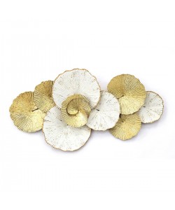 Διακοσμητικό Τοίχου ArteLibre Κύκλοι Μέταλλο 92.5x49.5x7cm