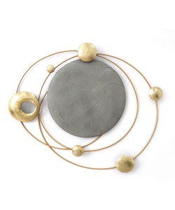 Διακοσμητικό Τοίχου ArteLibre Κύκλοι Μέταλλο 99.5x80x8cm