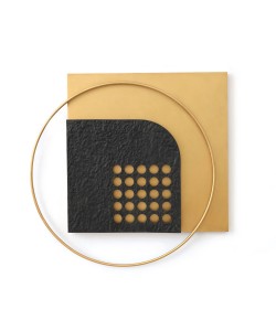 Διακοσμητικό Τοίχου ArteLibre Γεωμετρικά Σχήματα Μέταλλο 65x63x4.5cm Διακοσμητικό Τοίχου ArteLibre Γεωμετρικά Σχήματα Μέταλλο 65x63x4.5cm